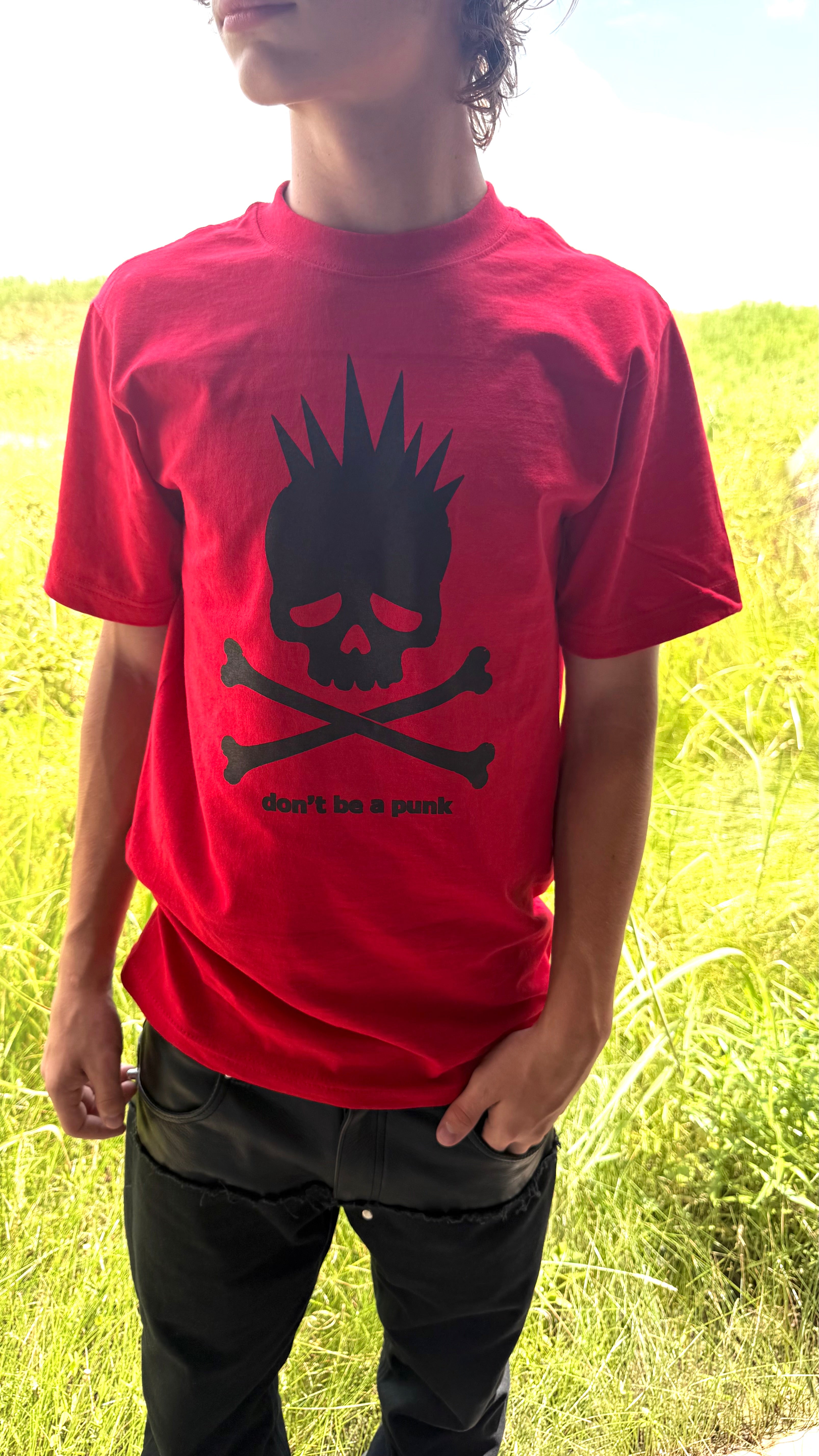 “don’t be a punk” tee