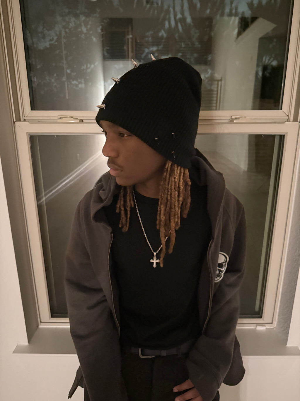 Studded beanie