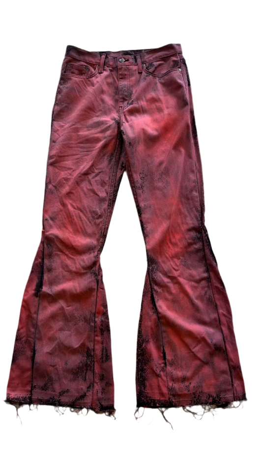 Blood moon denim